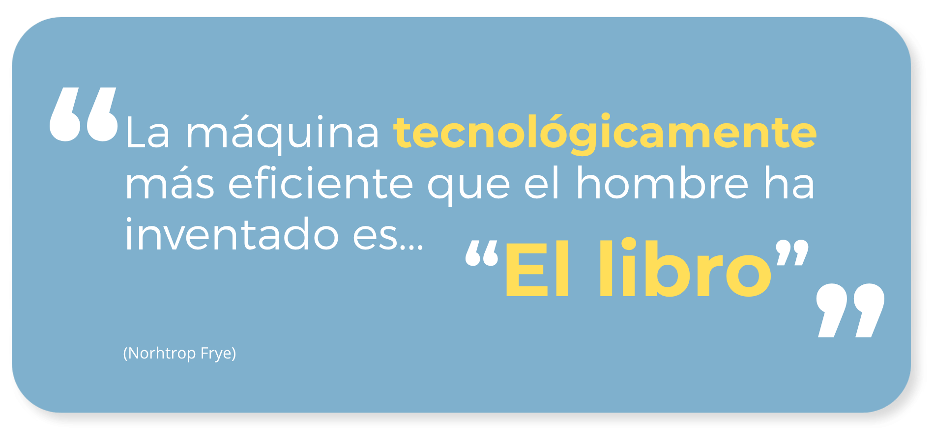 "La máquina...